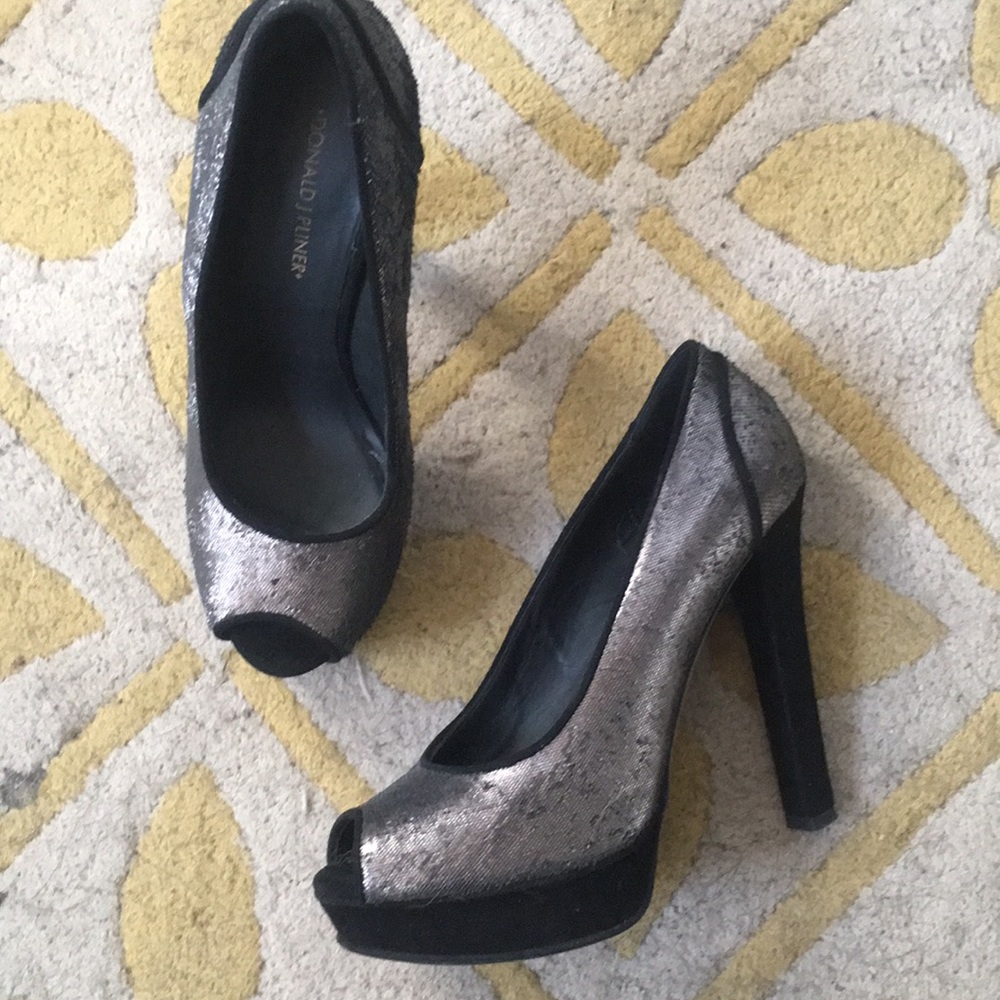 sequin stilettos